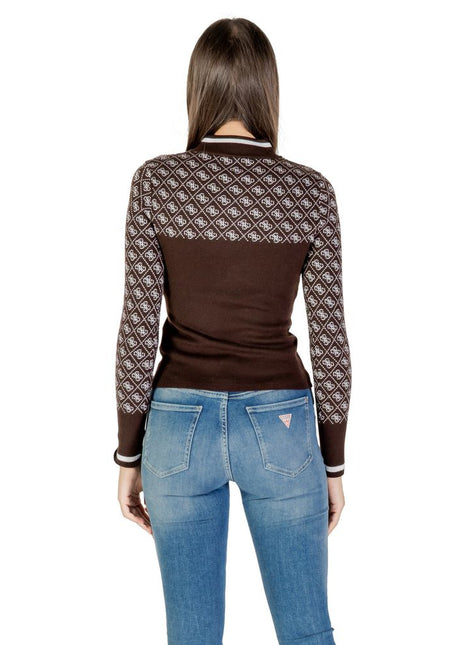 Guess Brown Polyester Sweatshirt - XLchoice