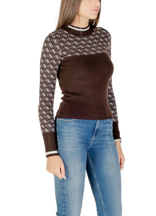 Guess Brown Polyester Sweatshirt - XLchoice
