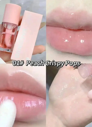 Water Light Lip Gloss Moisturizer Transparent Jelly Mirror Fruit Crystal Lip Oil Clear Hydrating Plumping Korean Lip Care Makeup - xlchoice.com