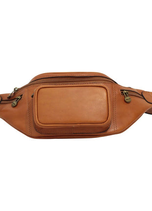 Leather belt pack - Brown colonial - XLchoice