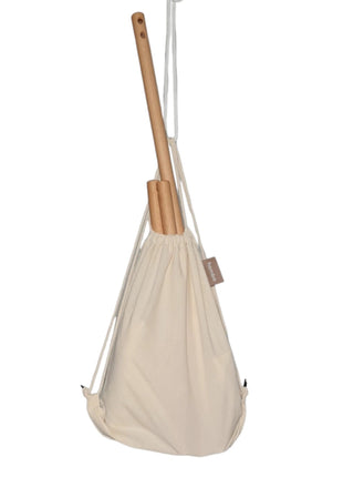homba® zen mini hængestol i bomuld, beige (2-10 år) - XLchoice.com