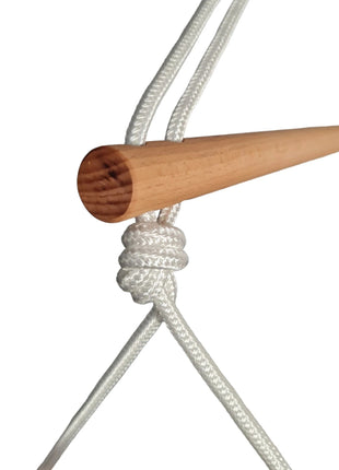 homba® zen mini hængestol i bomuld, beige (2-10 år) - XLchoice.com
