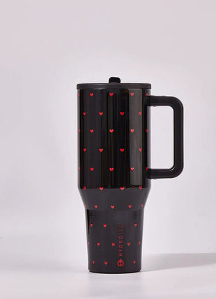 HydroJug Queen of Hearts Traveler Tumbler – Black Valentine Limited Edition-0