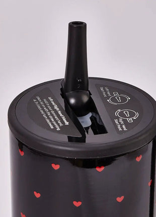 HydroJug Queen of Hearts Traveler Tumbler – Black Valentine Limited Edition-3