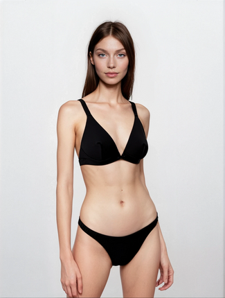 Merino Wool Bra – Black