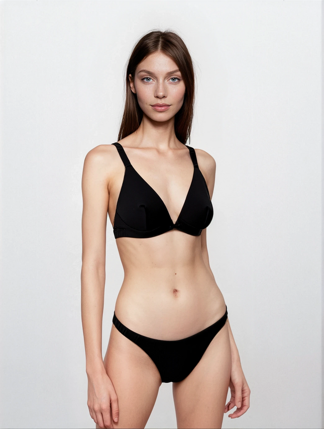 Merino Wool Bra – Black