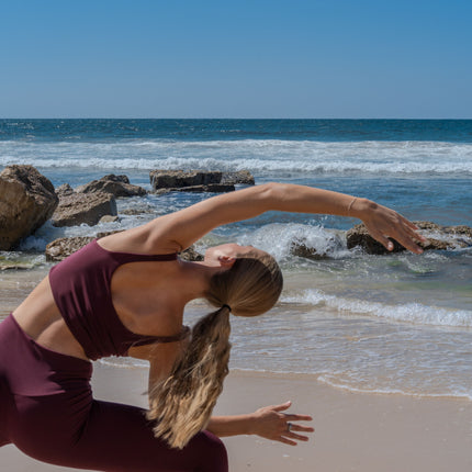 Women's Seacell Leggings - Burgundy