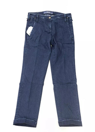 Jacob Cohen Blue Cotton Women Jeans - XLchoice