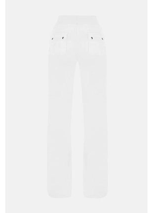 Juicy Couture White Polyester Casual Pants - XLchoice