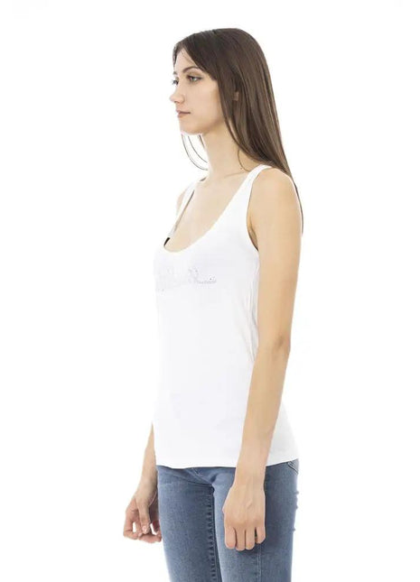 Just Cavalli White Viscose Women Top - xlchoice.com