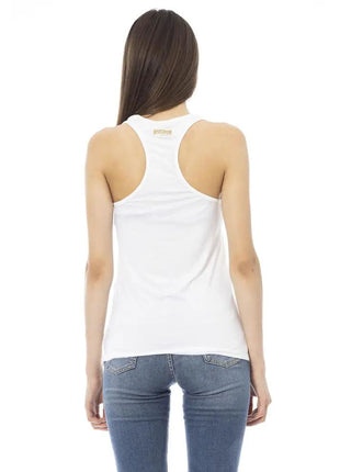 Just Cavalli White Viscose Women Top - xlchoice.com