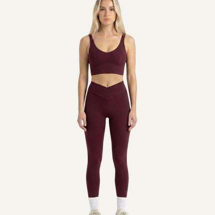 Women's Seacell Leggings - Burgundy