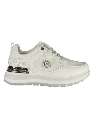 Laura Biagiotti Bianco Poliuretano Women Sneaker - XLchoice.com