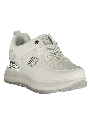 Laura Biagiotti Bianco Poliuretano Women Sneaker - XLchoice.com