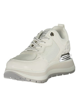 Laura Biagiotti Bianco Poliuretano Women Sneaker - XLchoice.com
