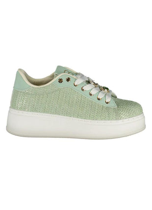Laura Biagiotti Verde Poliuretano Women Sneaker - XLchoice.com