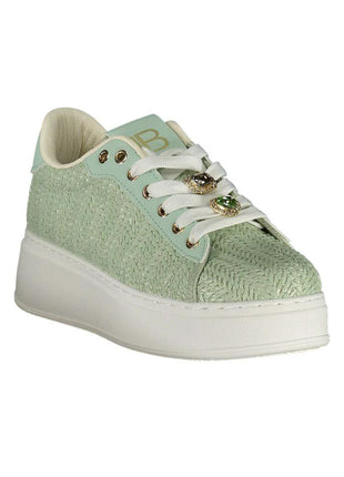 Laura Biagiotti Verde Poliuretano Women Sneaker - XLchoice.com