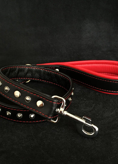 Leather Studded Lead - xlchoice.com