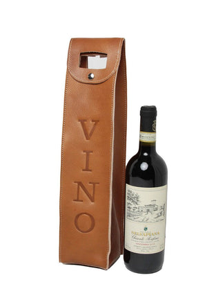 Leather wine holder - colonial - XLchoice