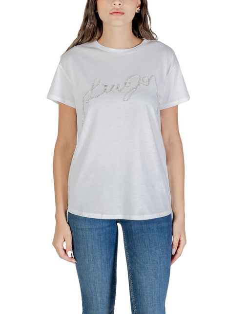 Liu Jo White Cotton T-Shirt - XLchoice