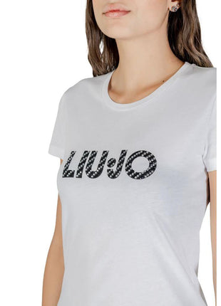 Liu Jo White Cotton T-Shirt - XLchoice.com
