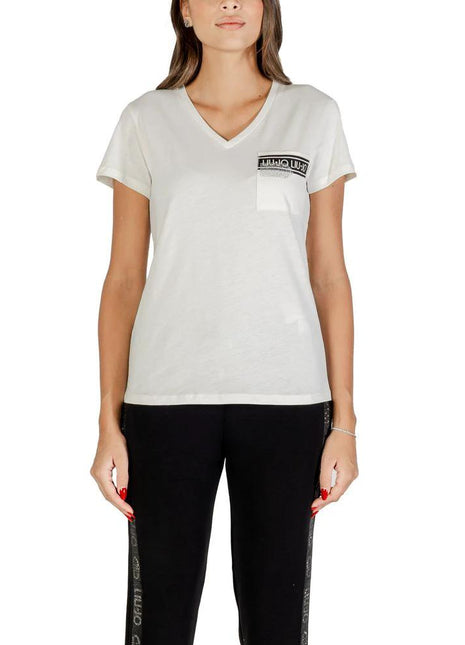 Liu Jo White Cotton T-Shirt - XLchoice