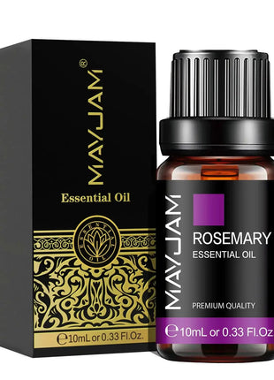 MAYJAM 10ML Lavender Lemongrass Jasmine Vanilla Eucalyptus Rose Lemon Essential Oil For Humidifier Diffuser Candle Making - xlchoice.com