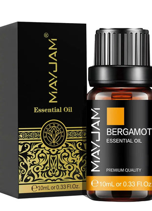 MAYJAM 10ML Lavender Lemongrass Jasmine Vanilla Eucalyptus Rose Lemon Essential Oil For Humidifier Diffuser Candle Making - xlchoice.com