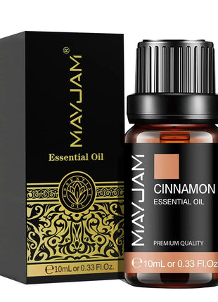 MAYJAM 10ML Lavender Lemongrass Jasmine Vanilla Eucalyptus Rose Lemon Essential Oil For Humidifier Diffuser Candle Making - xlchoice.com