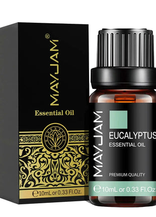 MAYJAM 10ML Lavender Lemongrass Jasmine Vanilla Eucalyptus Rose Lemon Essential Oil For Humidifier Diffuser Candle Making - xlchoice.com