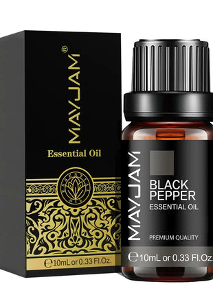 MAYJAM 10ML Lavender Lemongrass Jasmine Vanilla Eucalyptus Rose Lemon Essential Oil For Humidifier Diffuser Candle Making - xlchoice.com