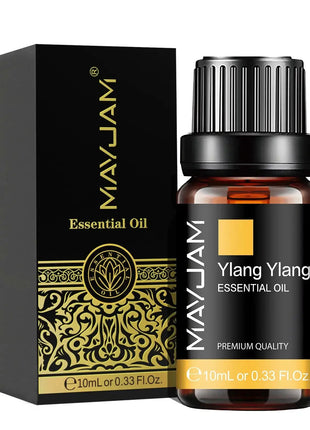 MAYJAM 10ML Lavender Lemongrass Jasmine Vanilla Eucalyptus Rose Lemon Essential Oil For Humidifier Diffuser Candle Making - xlchoice.com