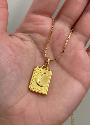 Love Photo Album Opening And Closing Photo Frame Necklace - xlchoice.com