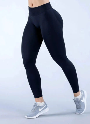 DF Impact matting pleated waist seamless sports fitness trousers - xlchoice.com