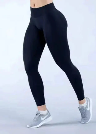 DF Impact matting pleated waist seamless sports fitness trousers - xlchoice.com