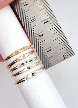 Tiny Name Ring - Minimalist Ring - delicate ring - xlchoice.com