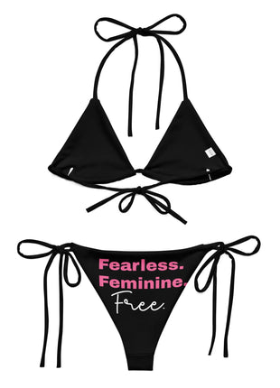 All-over print recycled string bikini - xlchoice.com