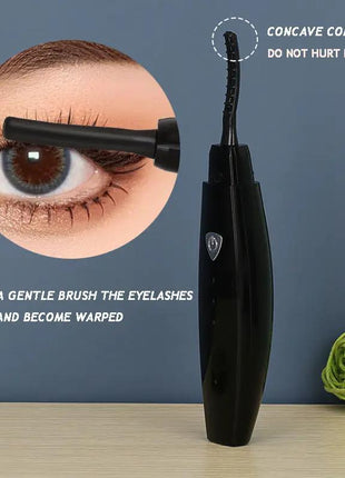 Electric Heated Eyelash Curler USB Rechargeable Eyelashes Curler Quick Heating Natural Eyelash Curler Long Lasting Makeup Tools - xlchoice.com