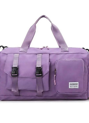 Colorful Pearlescent Yoga Fitness Bag With Dry-wet Separation - xlchoice.com