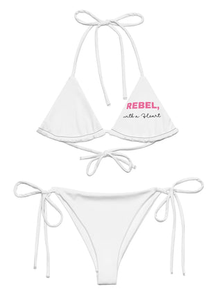All-over print recycled string bikini - xlchoice.com