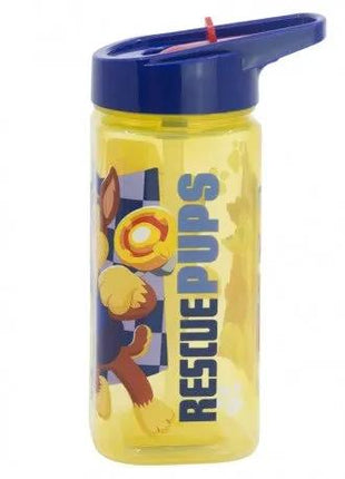 Mancs Őrjárat Prémium keményfalú szívószálas kulacs gyerekeknek - 510ML-0
