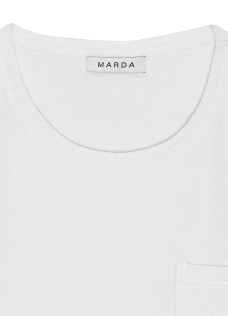 Hvid terry T-shirt - XLchoice