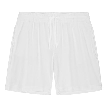 White Terry Shorts