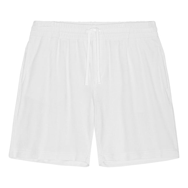 White Terry Shorts