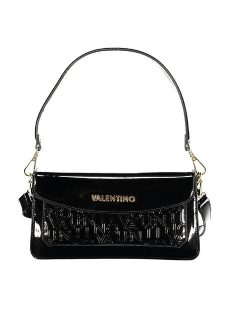 Mario Valentino Black Polyurethane Women Handbag - XLchoice.com