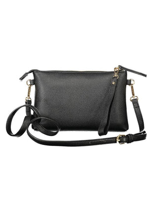 Mario Valentino Black Polyurethane Women Handbag - XLchoice.com