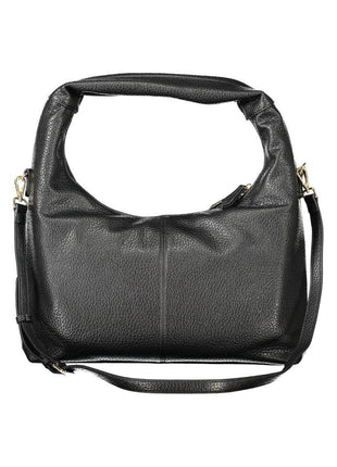 Mario Valentino Black Polyurethane Women Shoulder Bag - XLchoice.com