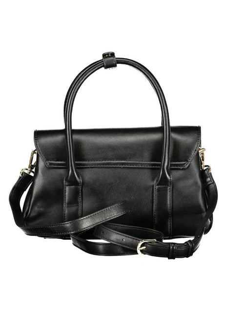 Mario Valentino Nero Polyurethane Women's Handbag - XLchoice.com