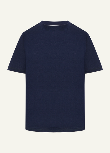 Men's Merino Wool Sports T-shirt - Dark Blue - XLchoice