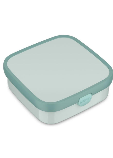 Mepal bento lunch box large campus - 1.25 l - including 2 removable leak-proof bento containers fork - cool mint - xlchoice.com
